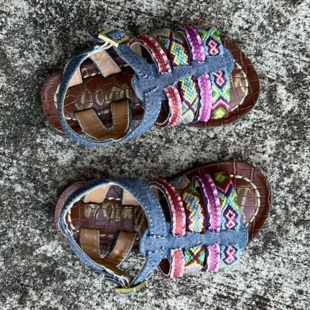 Sam Edelman Gigi Nancy Sandals Blue Size‎ 7
